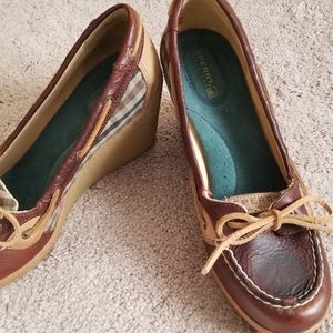 Sperry wedges 8.5 womens